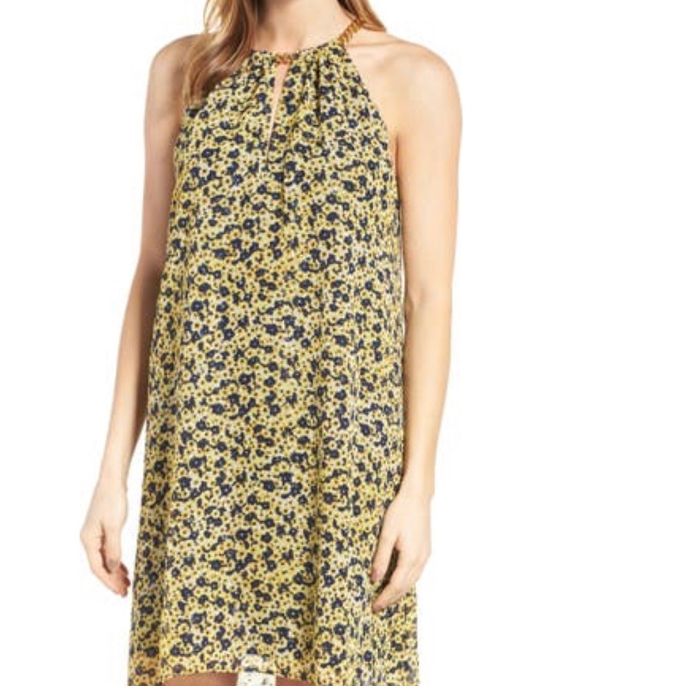 Michael Kors Lydia Chain Neck Shift Dress